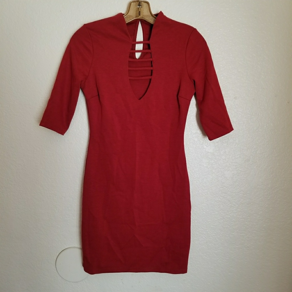 Fashion Nova lace up bodycon